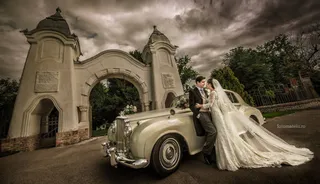 欧式户外婚纱摄影免抠