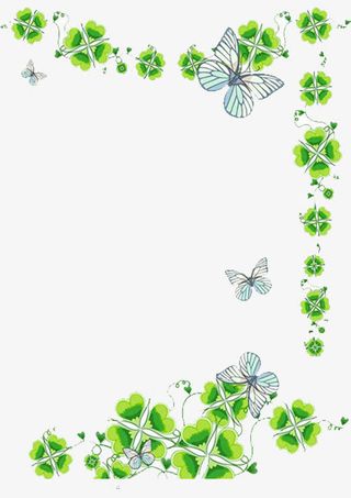 蝴蝶边框免抠