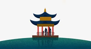 中国风亭台楼阁免抠