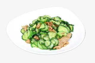 肉炒黄瓜钱免抠