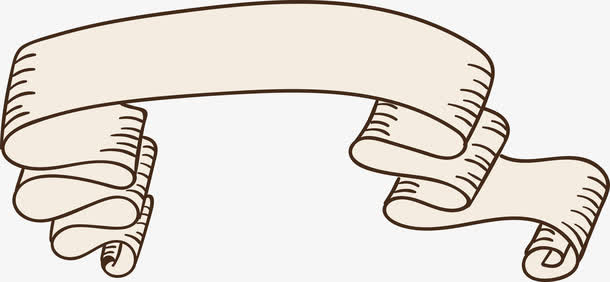 手绘长卷轴免抠