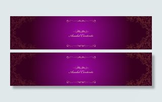 欧式花纹边框banner矢量素材,条幅,花纹,边框,线条,金高清