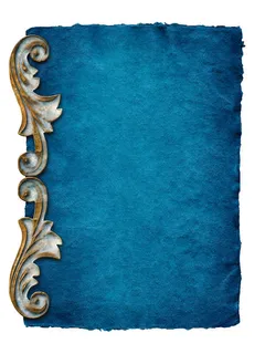 花纹牛皮纸蓝色背景