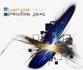 超酷眩光背景矢量免抠