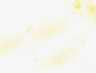 黄色粉尘粉末创意设计免抠