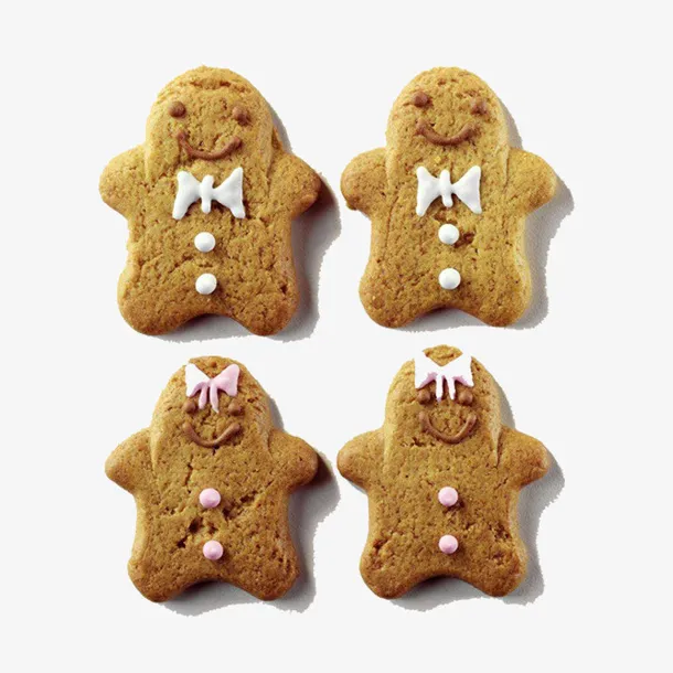 窃喜的饼干娃娃免抠