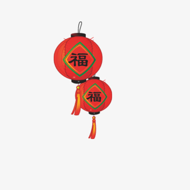 2017鸡年灯笼免抠