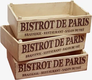 椅子复古家具素材 精美木头箱子免抠