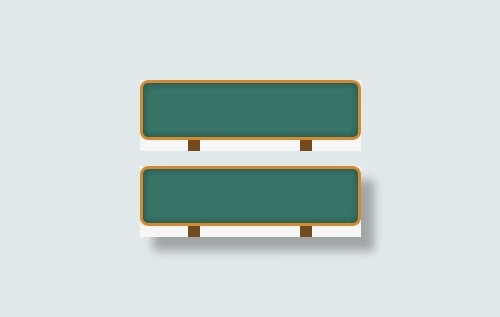 卡通小黑板边框免抠