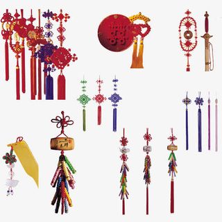 红色中国结免抠