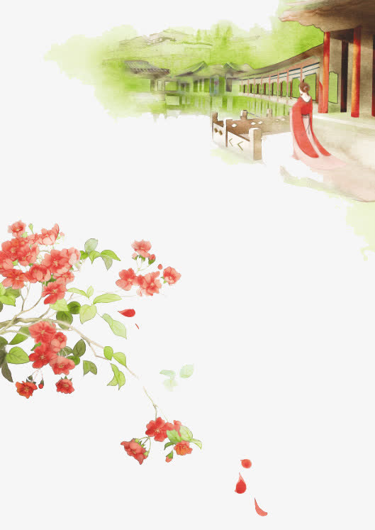 诗经桃花免抠