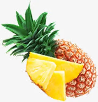 中秋节切开的菠萝图片免抠