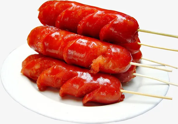 美味*烤肠免抠