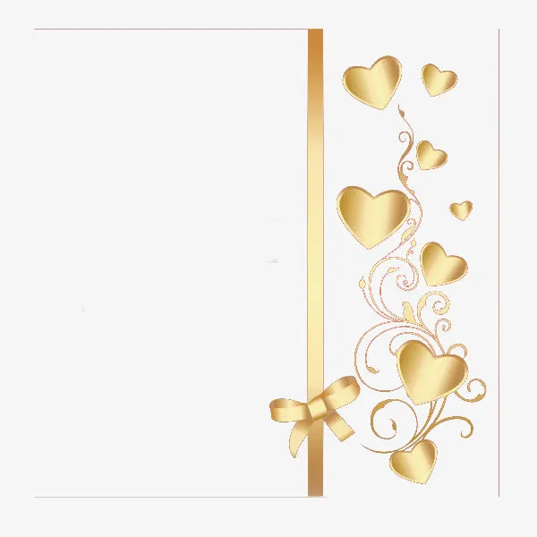 爱心装饰花纹免抠