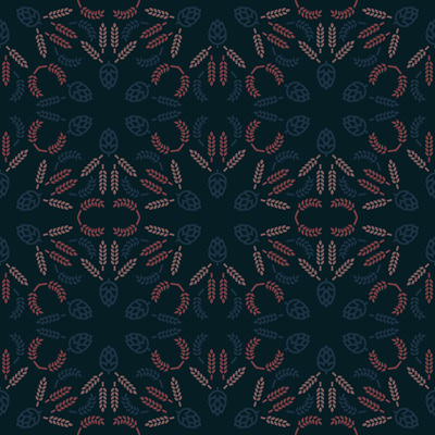 麦穗万花筒底纹免抠