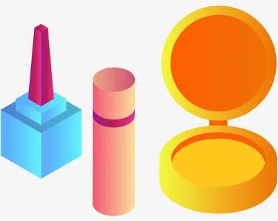 矢量立体化妆品图标素材免抠手绘/卡通卡通元素 矢量立体化妆品图标素材免抠手绘/卡通卡通元素