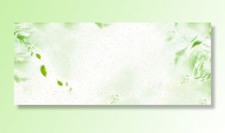 春天小清新文艺柳枝朦胧绿banner高清