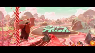 创意元素场景环境渲染天空大块头文字效果免抠