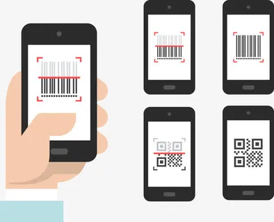 矢量手机扫描免抠