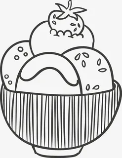 卡通冰淇淋矢量素材图免抠