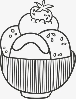 卡通冰淇淋矢量素材图免抠