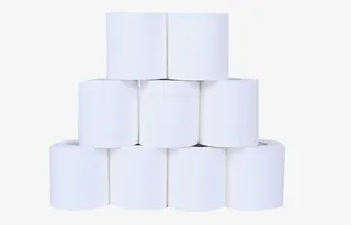 堆放的白色卫生纸免抠标签元素