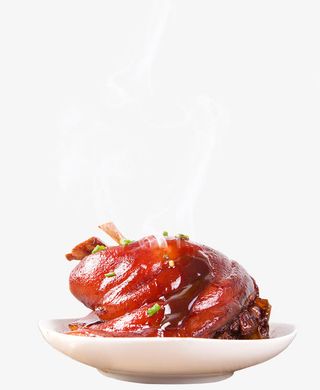 实物酱香猪肘子免抠