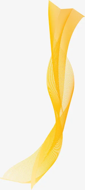 黄色科技条纹免抠