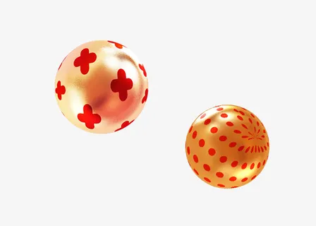 元旦圣诞  C4D素材球免抠