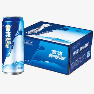 500ml听装雪花勇闯天涯啤酒整箱免抠