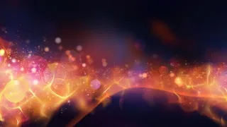 梦幻黄红色光效壁纸免抠