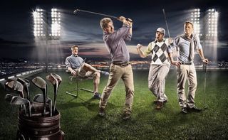 高尔夫棒球场宽屏免抠