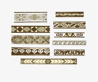 蜡染图案素材免抠