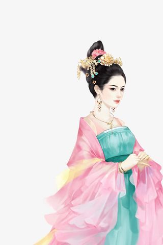 古风立绘游戏人物6免抠