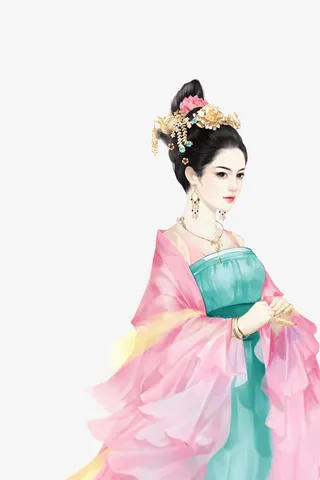 古风立绘游戏人物6免抠