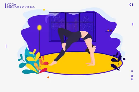 扁平人物场景插画免抠