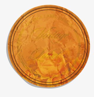 圆圈复古边框免抠