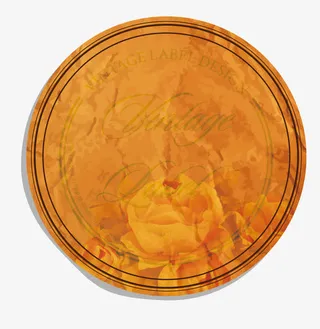 圆圈复古边框免抠