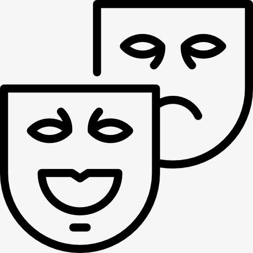 狂欢节面具图标免抠