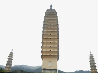 云南大理三塔美景免抠