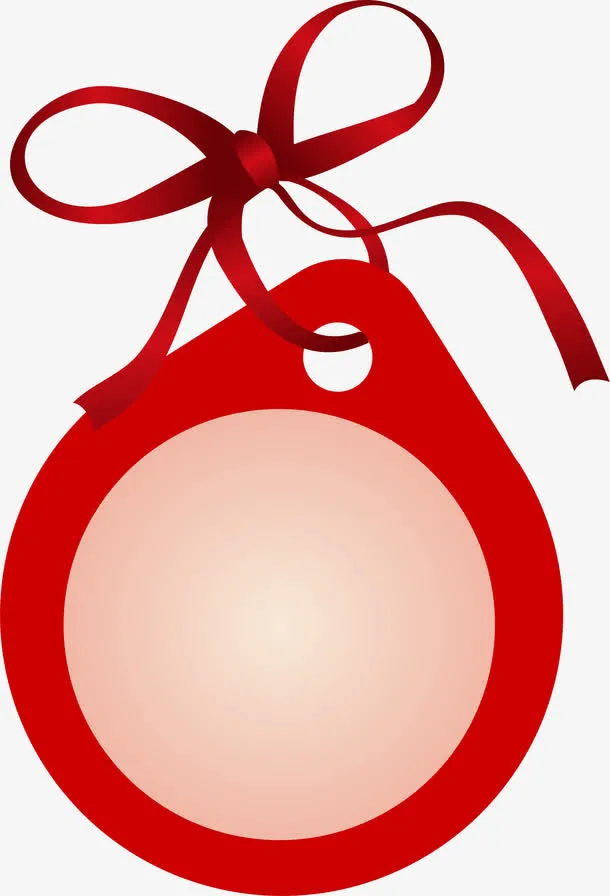 红色商场优质标签免抠