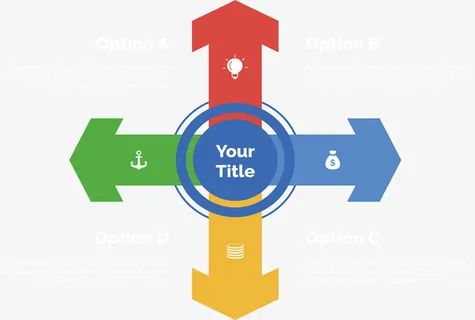 交叉十字架箭头免抠