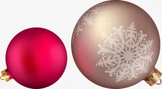 圣诞节装饰元素矢量素材免抠