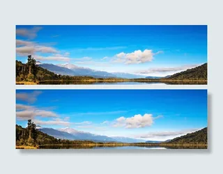 唯美景色淘宝海报背景