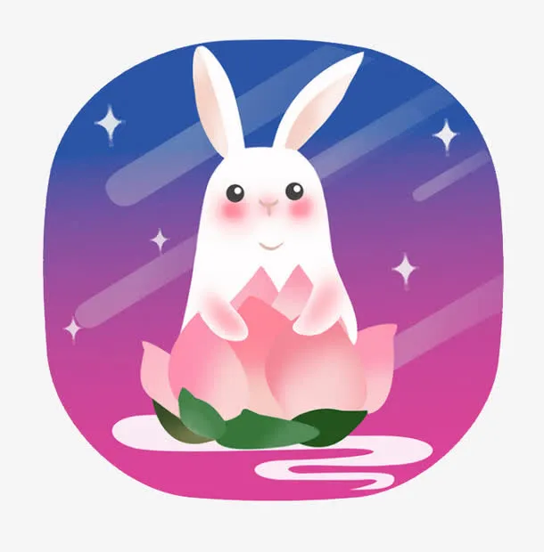 卡通兔子免抠