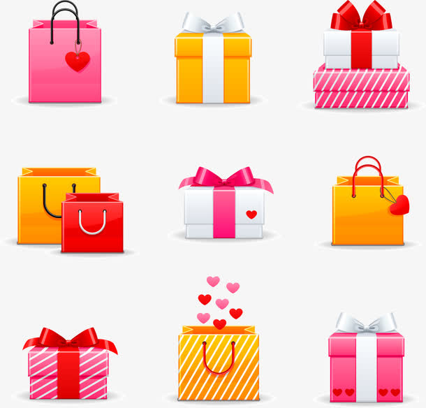矢量礼物免抠