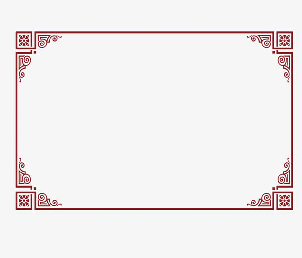 中国风边框免抠