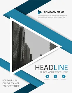 三角图片提案封面免抠 三角图片提案封面免抠