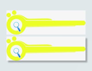 创意可爱放大镜金融投资招聘免抠