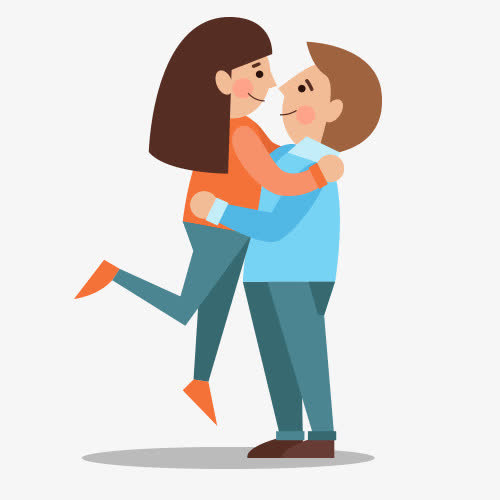 可爱恋爱中的情侣免抠